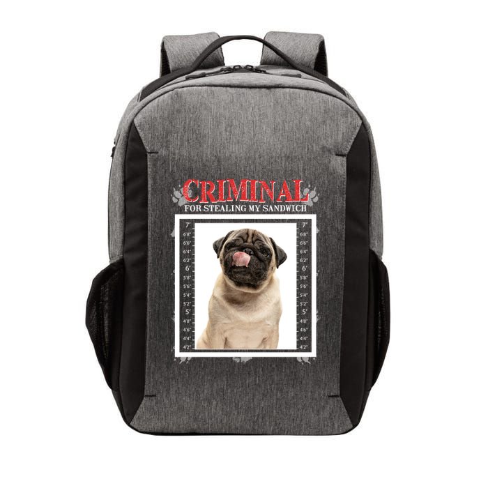 Custom Photo Dog Criminal For Stealing My Sandwich Vector Backpack