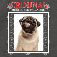 Custom Photo Dog Criminal For Stealing My Sandwich Vector Backpack