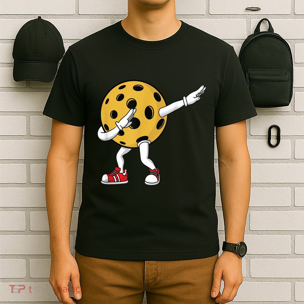 Cute Pickleball Design For Men Women Dab Pickleball Player T-Shirt