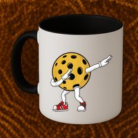 Cute Pickleball Design For Men Women Dab Pickleball Player Mug