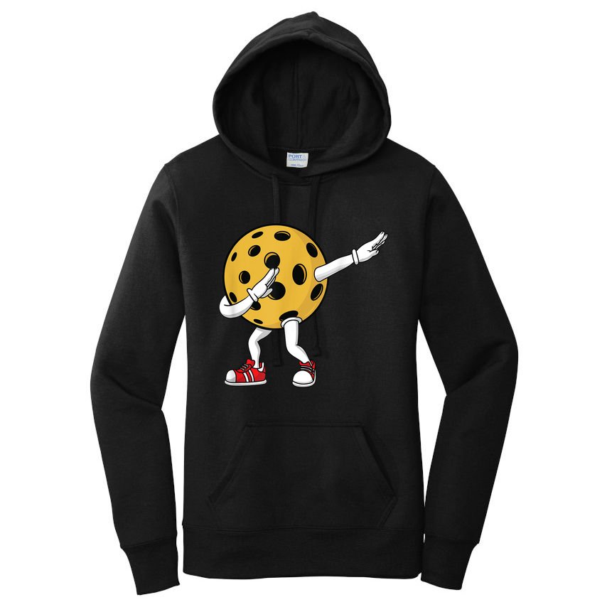 Cute Pickleball Design For Men Women Dab Pickleball Player Women's Pullover Hoodie