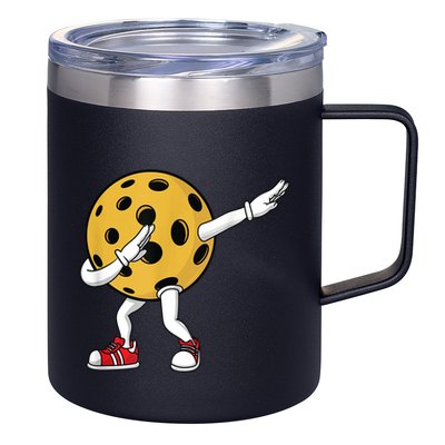 Cute Pickleball Design For Men Women Dab Pickleball Player 12oz Stainless Steel Coffee Mug