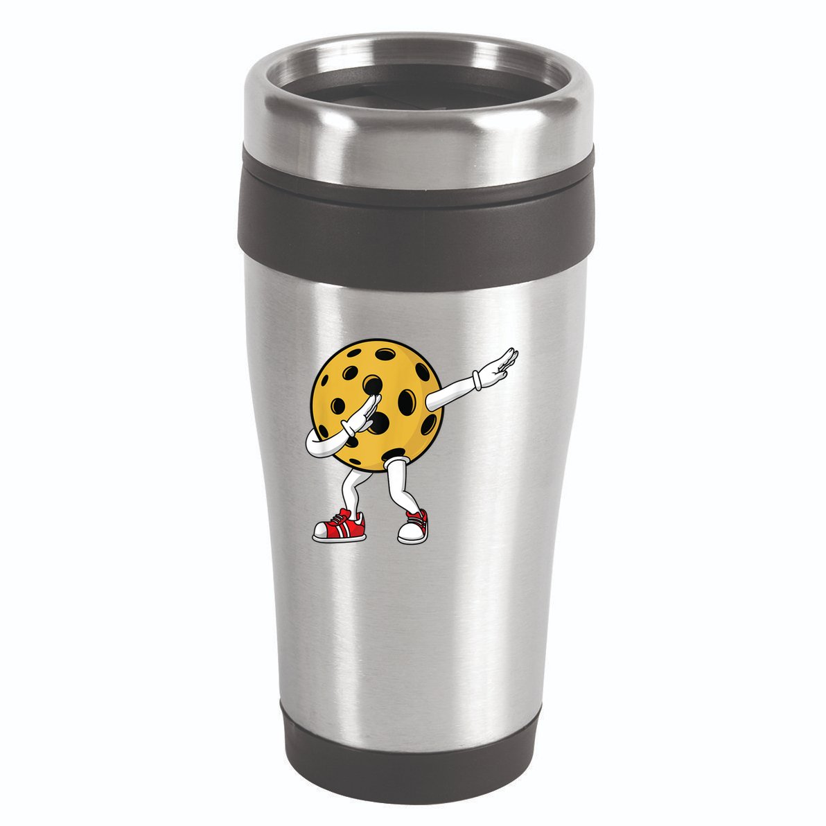Cute Pickleball Design For Men Women Dab Pickleball Player 16oz Travel Tumbler