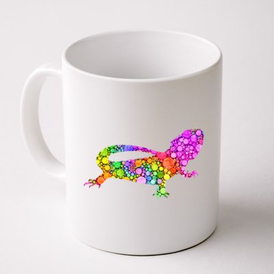 Colorful Polka Dot Bearded Dragon International Dot Day Meaningful Gift Coffee Mug