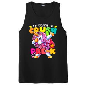 Crush PreK Dabbing Unicorn Back To School Girl PosiCharge Competitor Tank