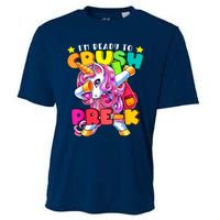 Crush PreK Dabbing Unicorn Back To School Girl Cooling Performance Crew T-Shirt