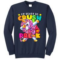 Crush PreK Dabbing Unicorn Back To School Girl Sweatshirt