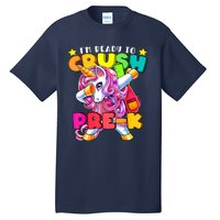 Crush PreK Dabbing Unicorn Back To School Girl Tall T-Shirt