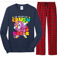 Crush PreK Dabbing Unicorn Back To School Girl Long Sleeve Pajama Set