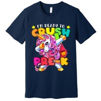 Crush PreK Dabbing Unicorn Back To School Girl Premium T-Shirt