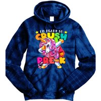 Crush PreK Dabbing Unicorn Back To School Girl Tie Dye Hoodie