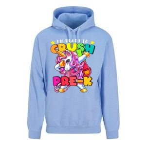 Crush PreK Dabbing Unicorn Back To School Girl Unisex Surf Hoodie