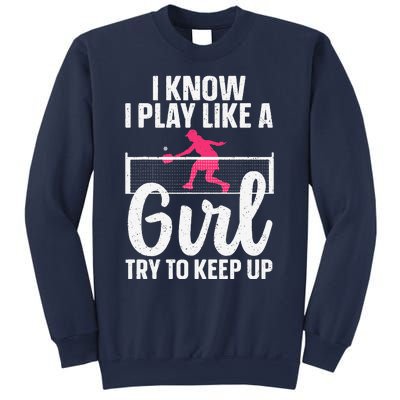 Cool Pickleball Design Pickleball Player Sweatshirt