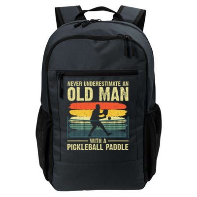 Cool Pickleball Design Grandpa Pickleball Player Daily Commute Backpack