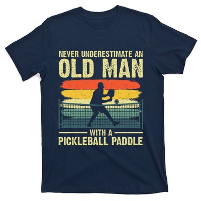 Cool Pickleball Design Grandpa Pickleball Player T-Shirt