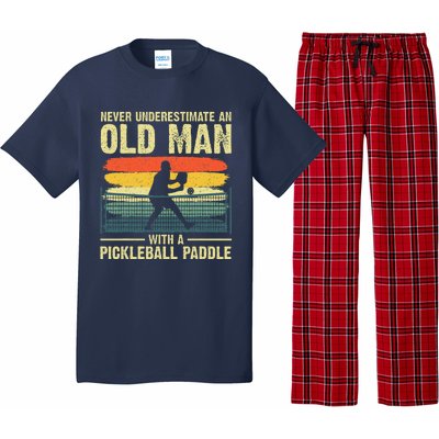 Cool Pickleball Design Grandpa Pickleball Player Pajama Set