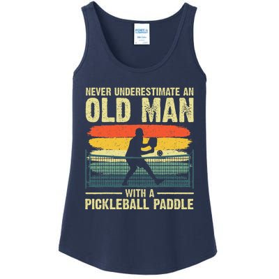 Cool Pickleball Design Grandpa Pickleball Player Ladies Essential Tank