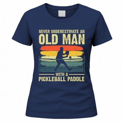 Cool Pickleball Design Grandpa Pickleball Player Women's T-Shirt