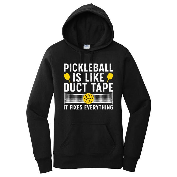 Cute Pickleball Design For Men Women Paddle Sport Players Women's Pullover Hoodie