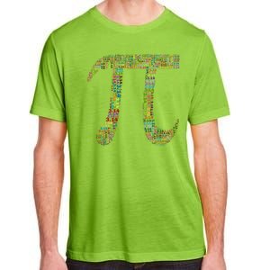 Colorful Pi Date Math Adult ChromaSoft Performance T-Shirt