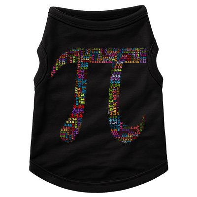 Colorful Pi Date Math Doggie Tank