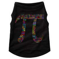 Colorful Pi Date Math Doggie Tank