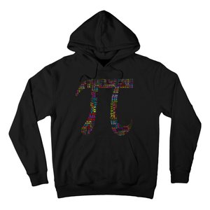 Colorful Pi Date Math Hoodie