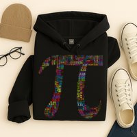 Colorful Pi Date Math Hoodie