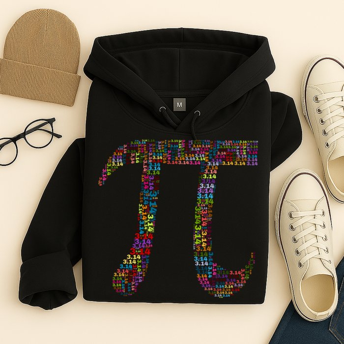 Colorful Pi Date Math Hoodie