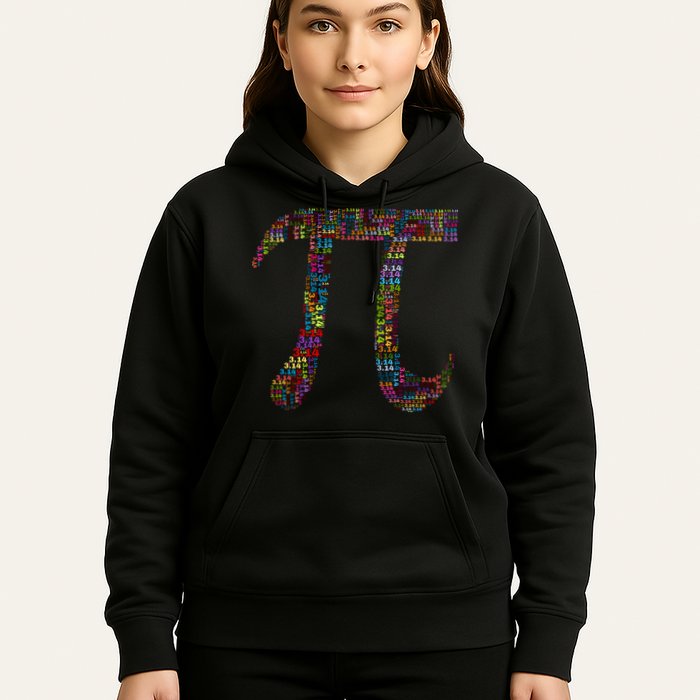 Colorful Pi Date Math Hoodie