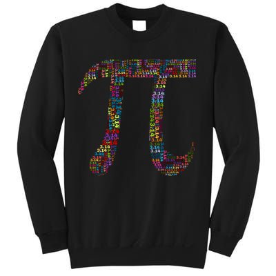 Colorful Pi Date Math Sweatshirt