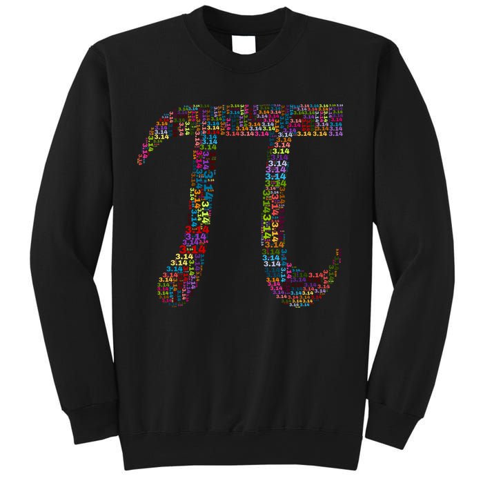 Colorful Pi Date Math Sweatshirt