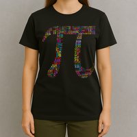Colorful Pi Date Math T-Shirt