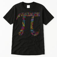 Colorful Pi Date Math Tall T-Shirt