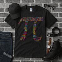 Colorful Pi Date Math Tall T-Shirt