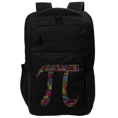 Colorful Pi Date Math Impact Tech Backpack