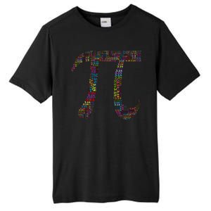 Colorful Pi Date Math Tall Fusion ChromaSoft Performance T-Shirt