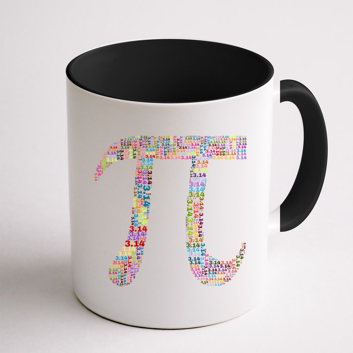 Colorful Pi Date Math Mug