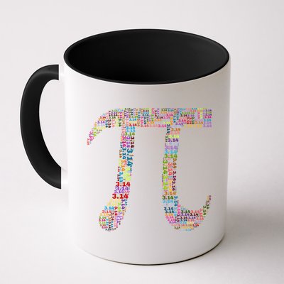 Colorful Pi Date Math Mug