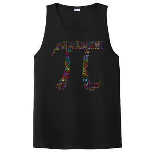 Colorful Pi Date Math PosiCharge Competitor Tank