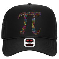 Colorful Pi Date Math Trucker Hat