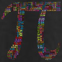 Colorful Pi Date Math Trucker Hat