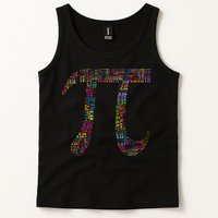 Colorful Pi Date Math Tank Top