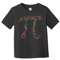 Colorful Pi Date Math Toddler T-Shirt