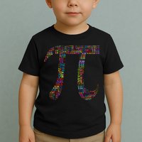 Colorful Pi Date Math Toddler T-Shirt