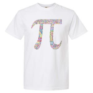 Colorful Pi Date Math Garment-Dyed Heavyweight T-Shirt