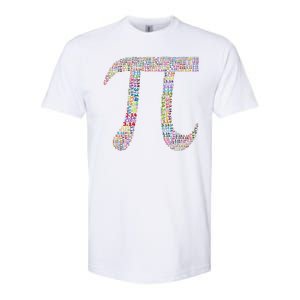 Colorful Pi Date Math Softstyle CVC T-Shirt