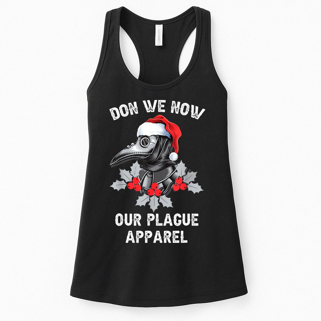 Christmas Plague Doctor Mask Don We Now Our Plague Apparel Womens Tank Top