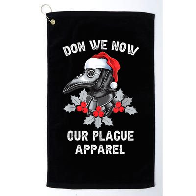 Christmas Plague Doctor Mask Don We Now Our Plague Apparel Golf Towel