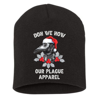Christmas Plague Doctor Mask Don We Now Our Plague Apparel Short Acrylic Beanie